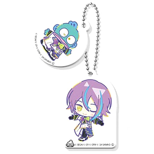 Hatsune Miku: Colorful Stage! X Sanrio Characters Rui Kamishiro Hangyodon Capsule Mini Character Double Acrylic Keychain Collection Vol.2 Acrylic Item [USED]