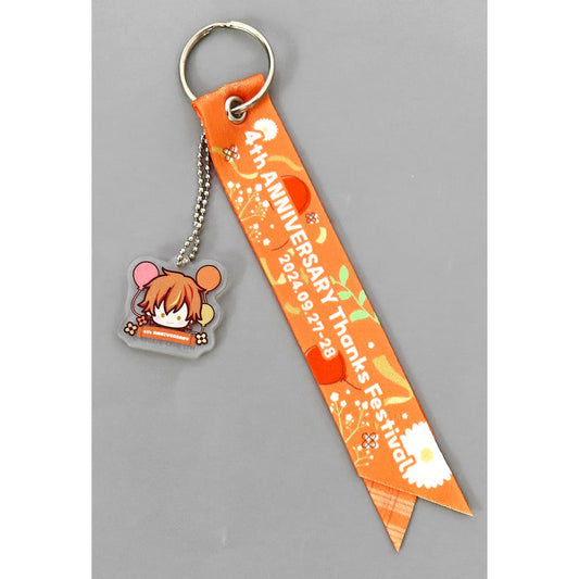 Hatsune Miku: Colorful Stage! Akito Shinonome Ribbon Strap with Charm 4th Anniversary Thanksgiving Limited Charm [USED]