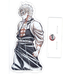 Demon Slayer: Kimetsu no Yaiba Sanemi Shinazugawa Webshop Kuji Hashira Training Arc Episode 5 Even if Eating Demons Original Hashira Illustration Big Acrylic Stand Prize S Acrylic Stands [USED]