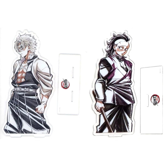 Demon Slayer: Kimetsu no Yaiba Hashira Training Arc Sanemi Shinazugawa & Others All 2 Types Set Webshop Kuji Ep.5 Even if Eating Demons Original Hashira Illustration Big Acrylic Stand Prize S Acrylic Stands [USED]