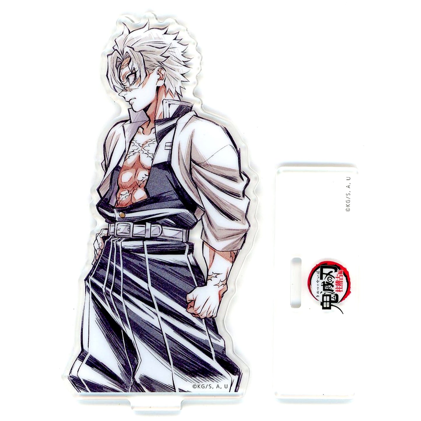 Sanemi Shinazugawa Acrylic Stand WEBSHOP Kuji Demon Slayer Hashira Training Arc Episode 5 Even If I Have to Eat Demons Hashira Newly Drawn Illustration Prize D [USED]