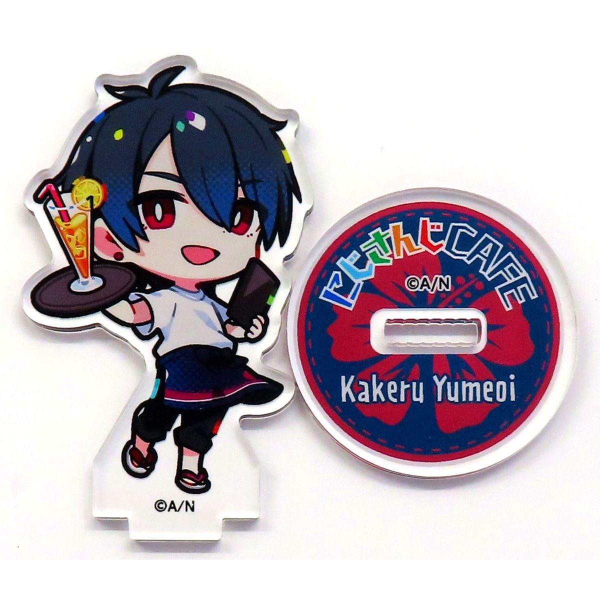 Yumeoi Kakeru Mini Character Trading Acrylic Stand Virtual YouTuber Nijisanji VTuber NIJISANJI CAFE in SWEETS PARADISE Vol. 9 [USED]