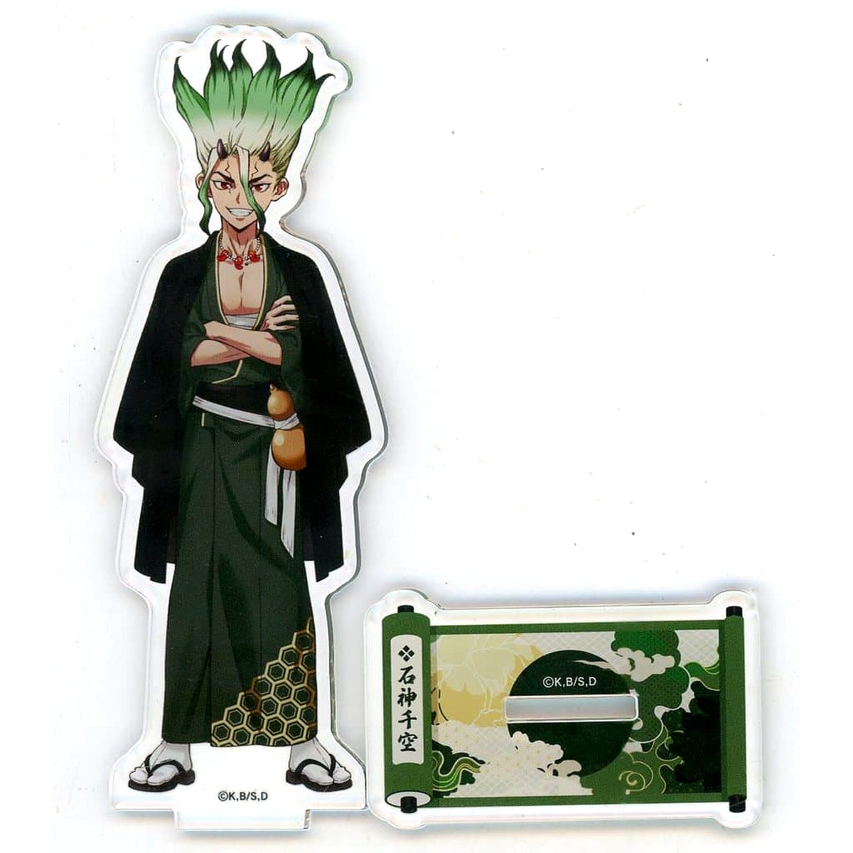 Senku Ishigami Dr. STONE Newly Illustrated Acrylic Stand Night Parade of One Hundred Demons Marui POP UP SHOP [USED]
