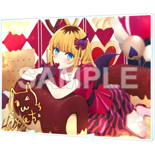 Mem-cho Valentines Day 2024 Ver. Oshi no Ko Foil Stamped Autograph Acrylic Panel [USED]