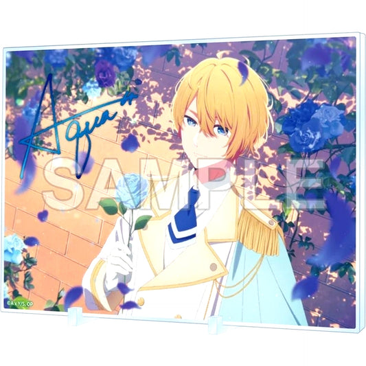 Aqua White Day 2024 Ver. Oshi no Ko Foil Stamped Autograph Acrylic Panel [USED]