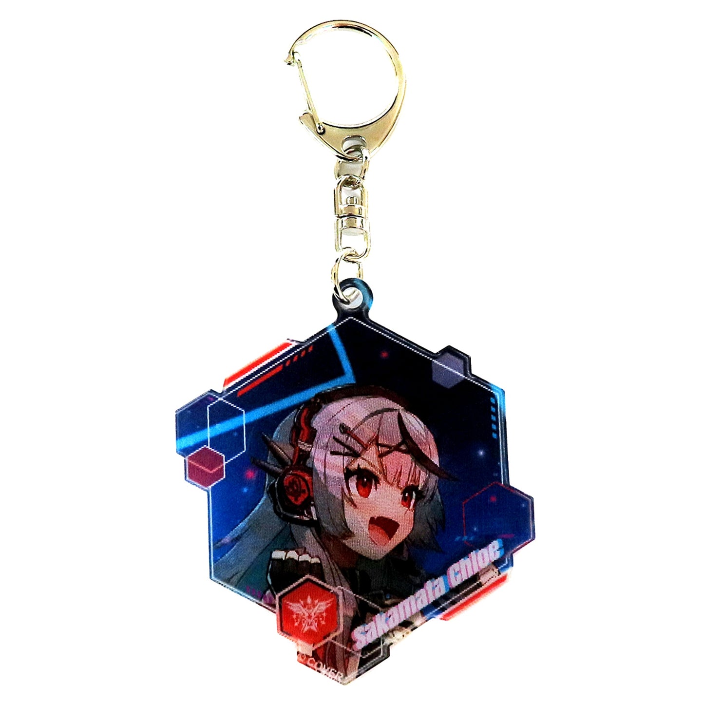 Sakamata Chloe hololive holoX Changing Keychain 2nd Anniversary [USED]