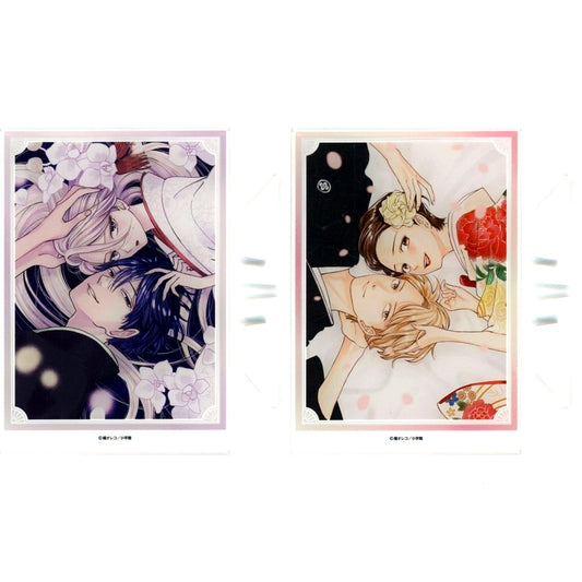 Set of 2 B Prize Acrylic Visual Board Kujimate Oreco Tachibana [USED]