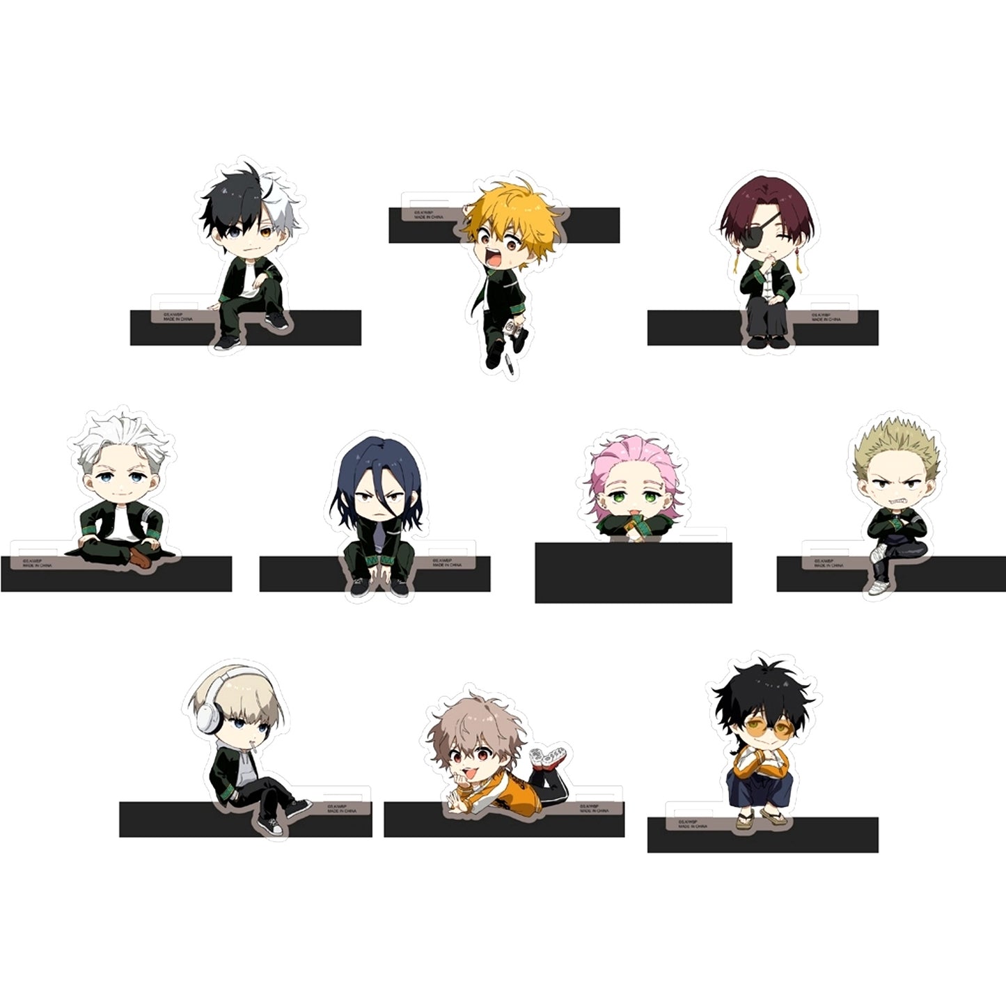 Set of 10 WIND BREAKER Kado Chara [USED]