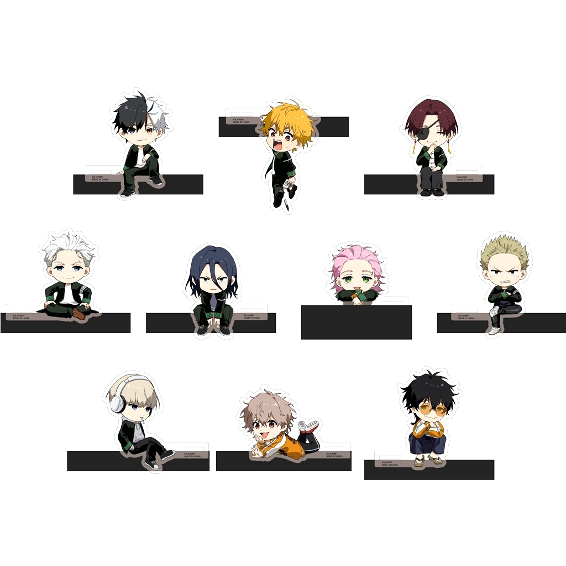 Set of 10 WIND BREAKER Kado Chara [USED]