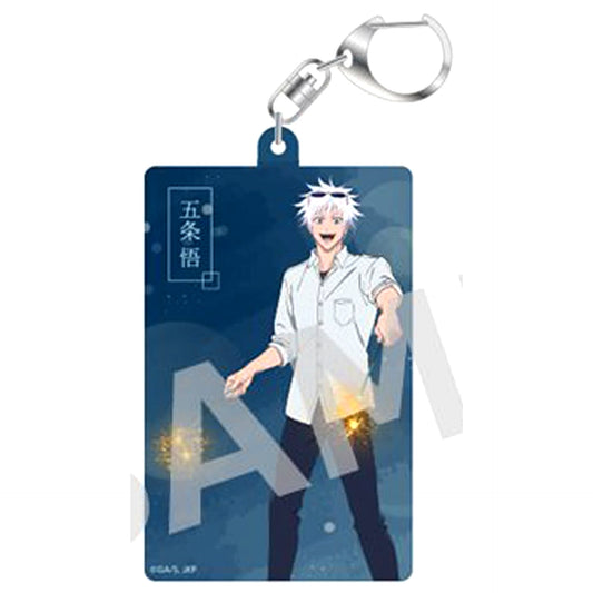 Satoru Gojo Jujutsu Kaisen Hidden Inventory Premature Death Marui POP UP SHOP Trading Acrylic Keychain Hanabi Ver. [USED]