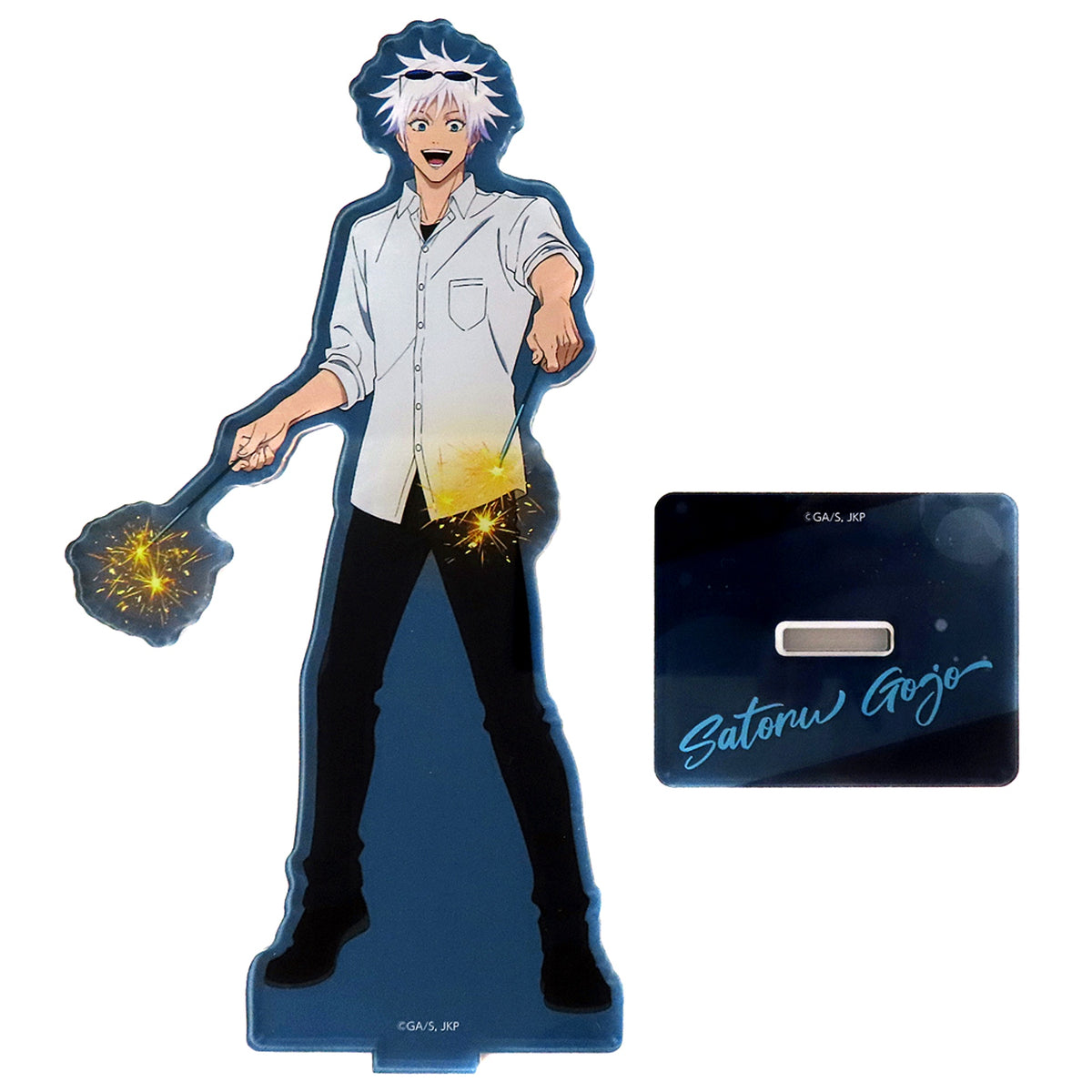 Satoru Gojo Jujutsu Kaisen: Hidden Inventory/Premature Death Acrylic Stand Fireworks Ver. Marui POP UP SHOP [USED]