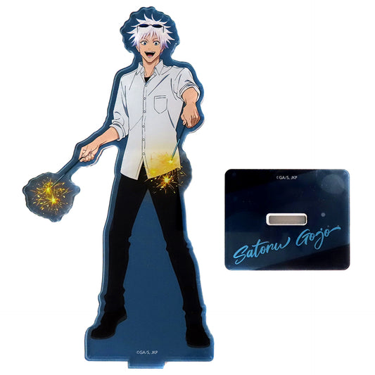 Satoru Gojo Jujutsu Kaisen: Hidden Inventory/Premature Death Acrylic Stand Fireworks Ver. Marui POP UP SHOP [USED]