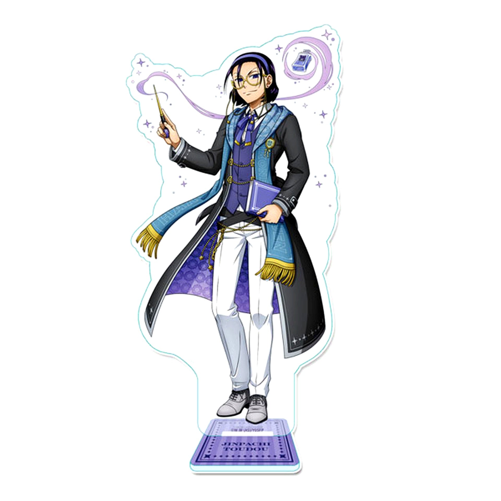 Jinpachi Todo Illustration Magic School Ver. BIG Acrylic Stand Yowamushi Pedal LIMIT BREAK [USED]