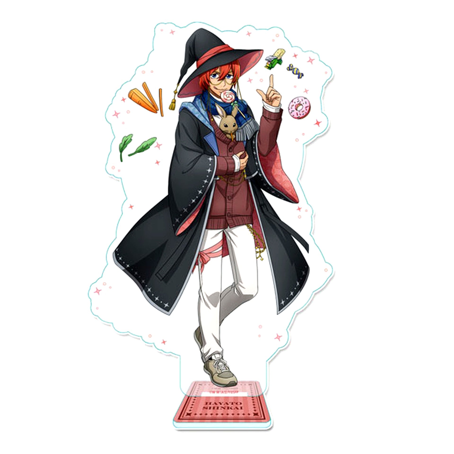 Hayato Shinkai Illustration Magic School Ver. BIG Acrylic Stand Yowamushi Pedal LIMIT BREAK [USED]