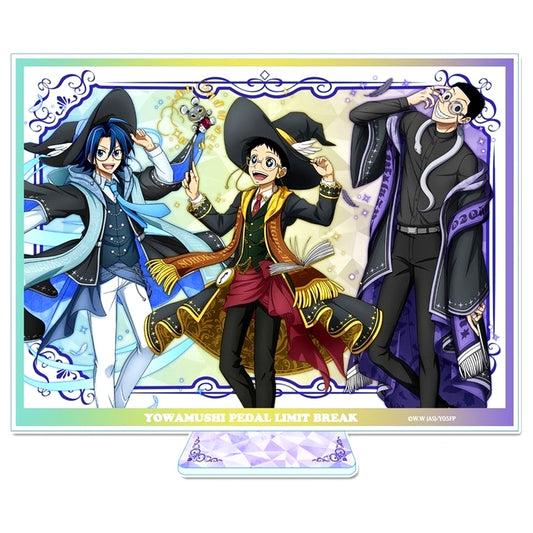 Sangaku Manami Sakamichi Onoda Akira Midosuji C. Magic Academy ver. Yowamushi Pedal LIMIT BREAK Illustration Acrylic Visual Board [USED]