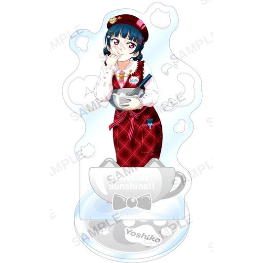 Yoshiko Tsushima Aqours Cat Cafe Ver. Acrylic Stand Love Live! School Idol Festival [USED]