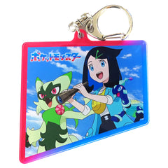 Pokemon Liko & Others Acrylic Keychain A Pokemon and Blue Sky Skytree Shining Memories with You Exclusive Keychains [USED]