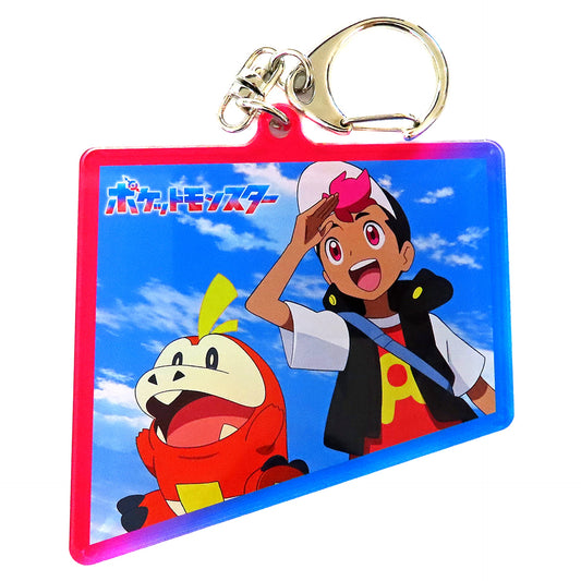 Roy & Fuecoco Acrylic Keychain B Pokemon and Aozora Skytree Limited [USED]