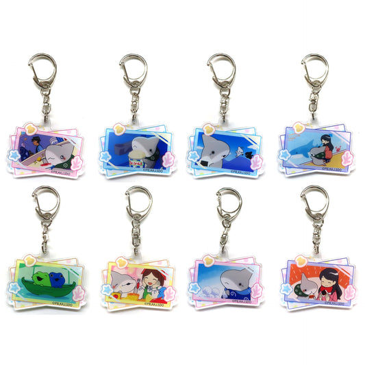 Odekake Kozame Shaved Ice & Others Odekake Kozame Acrylic Keychain All 8 Types Set Keychains [USED]