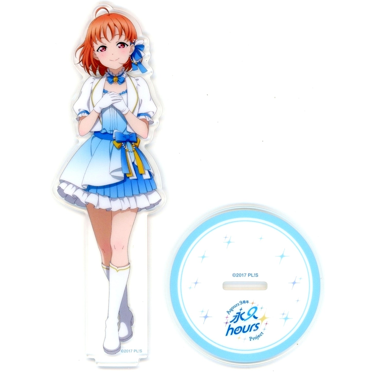 Chika Takami Love Live! Sunshine!! Aqours 9th Anniv Acrylic Stand Uranohoshi Girls' High School Store Goods [USED]