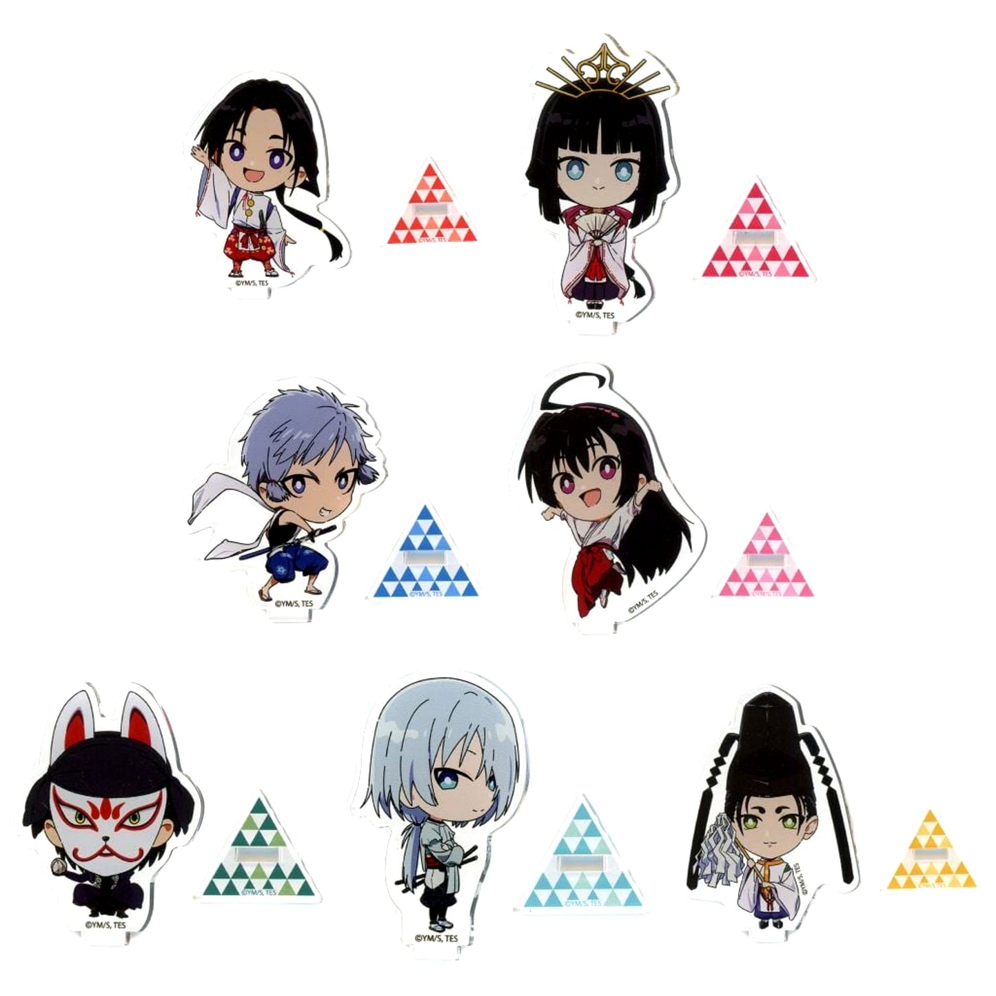 Set of 7 The Elusive Samurai Random Mini Acrylic Stand [USED]