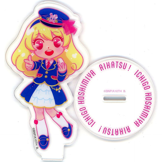 Ichigo Hoshimiya Station Attendant Ver. Acrylic Stand Aikatsu! Style Tokyo Aikatsu! Design Mart by Aikatsu! Style [USED]