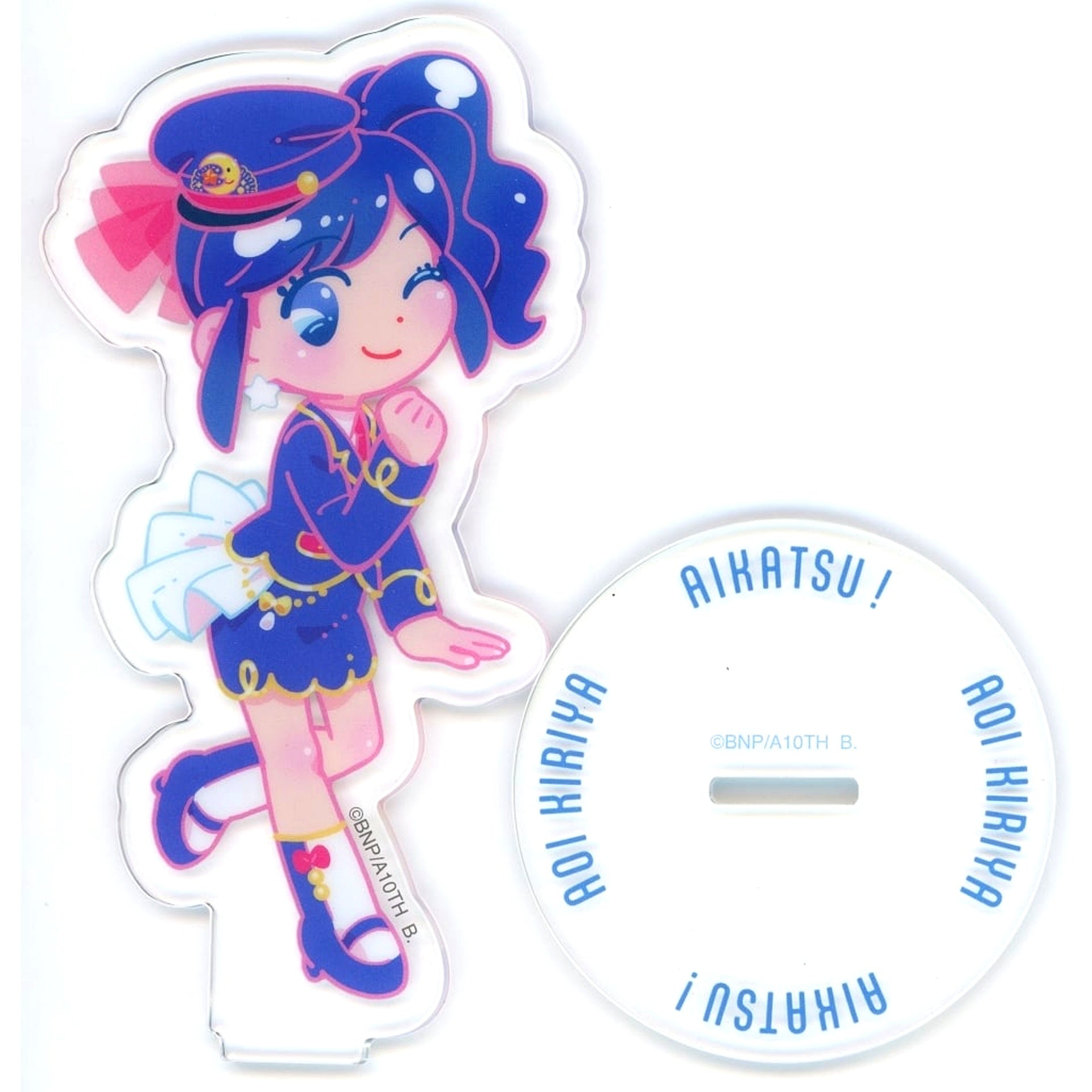 Aoi Kiriya Station Attendant Ver. Aikatsu! Style TOKYO Acrylic Stand Aikatsu! Design Mart [USED]