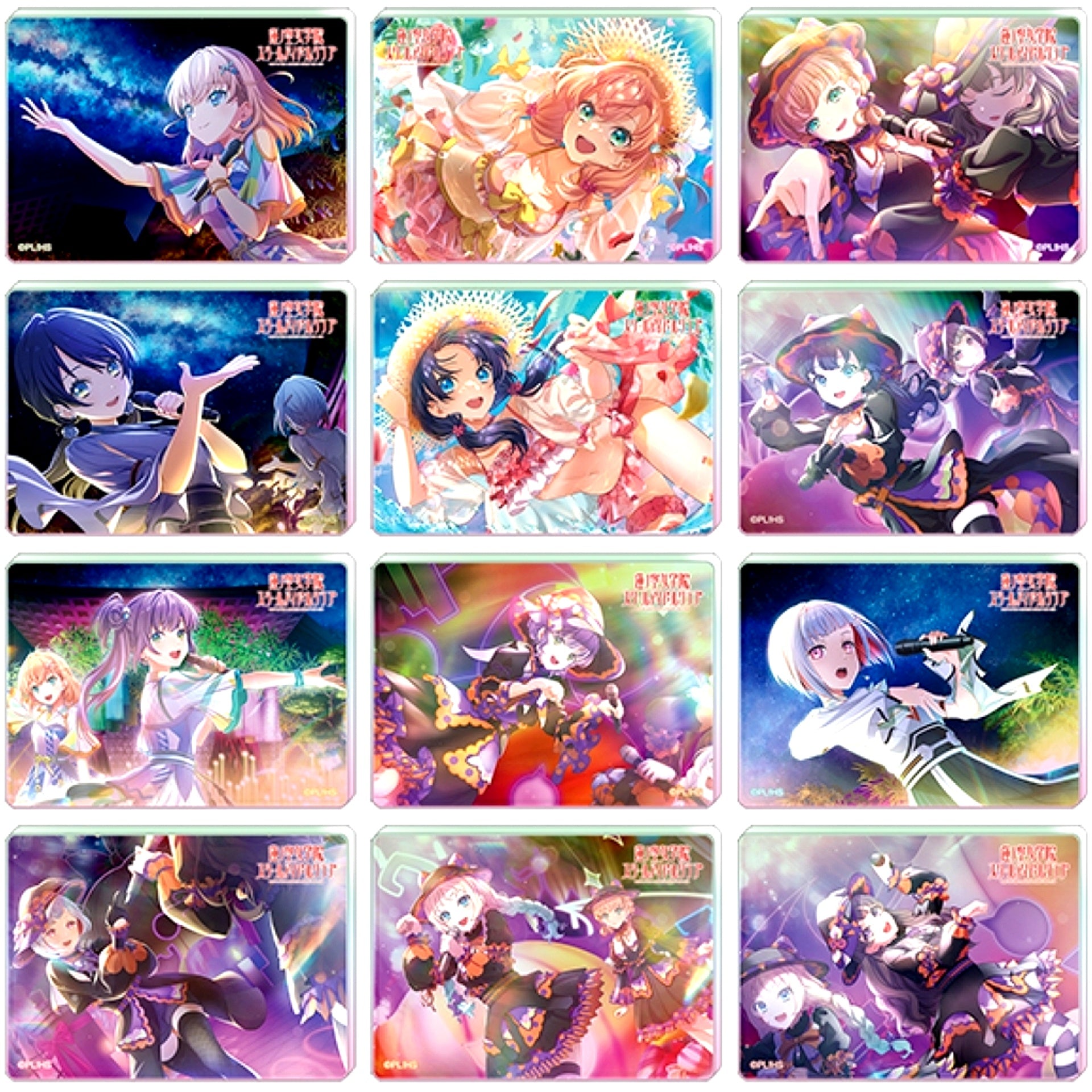 Set of 12 Love Live! Hasunosora Girls' High School Idol Club Noble Art Collection [USED]