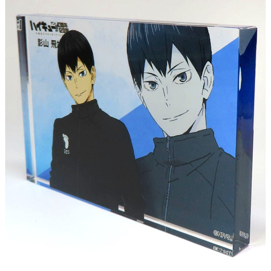 Tobio Kageyama - 10th Anniversary Exhibition Newly Drawn Acrylic Block Haikyu!! Anime 10th Anniversary Exhibition Zenkankaku EXHIBITION [USED]