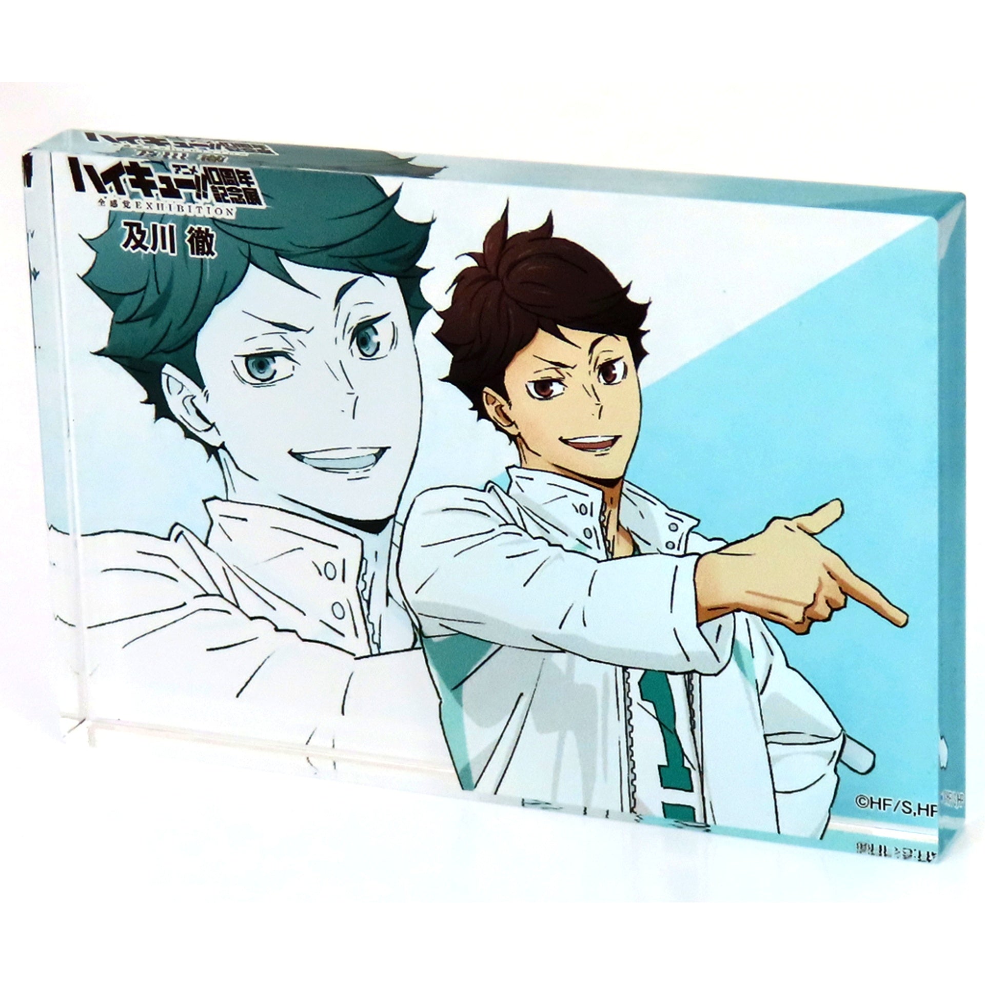 Toru Oikawa - 10th Anniversary Exhibition Exclusive Illustration - Acrylic Block Haikyu!! Anime 10th Anniversary Exhibition Zenkankaku EXHIBITION [USED]