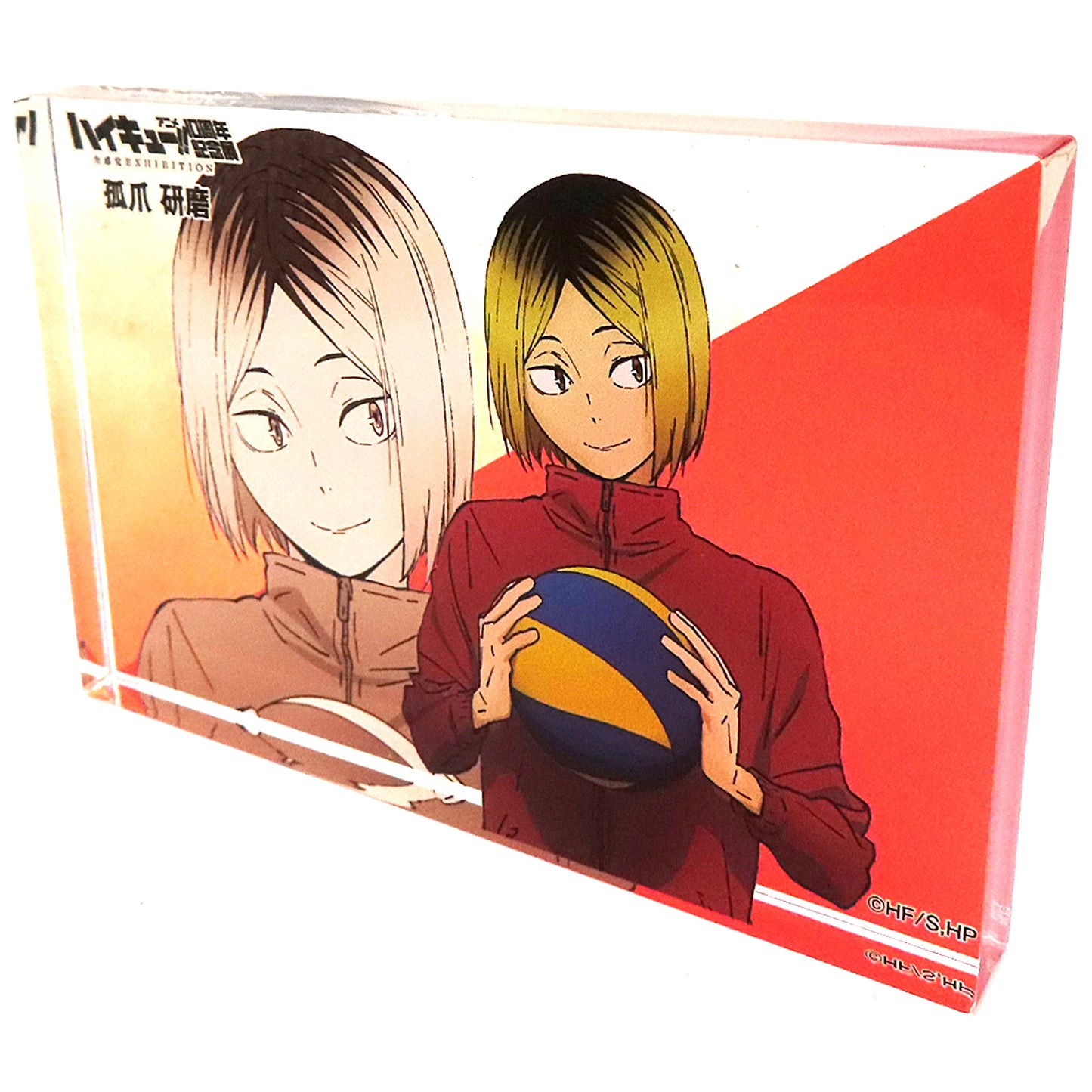 Kenma Kozume - 10th Anniversary Exhibition Exclusive Illustration - Acrylic Block Haikyu!! Anime 10th Anniversary Exhibition Zenkankaku EXHIBITION [USED]