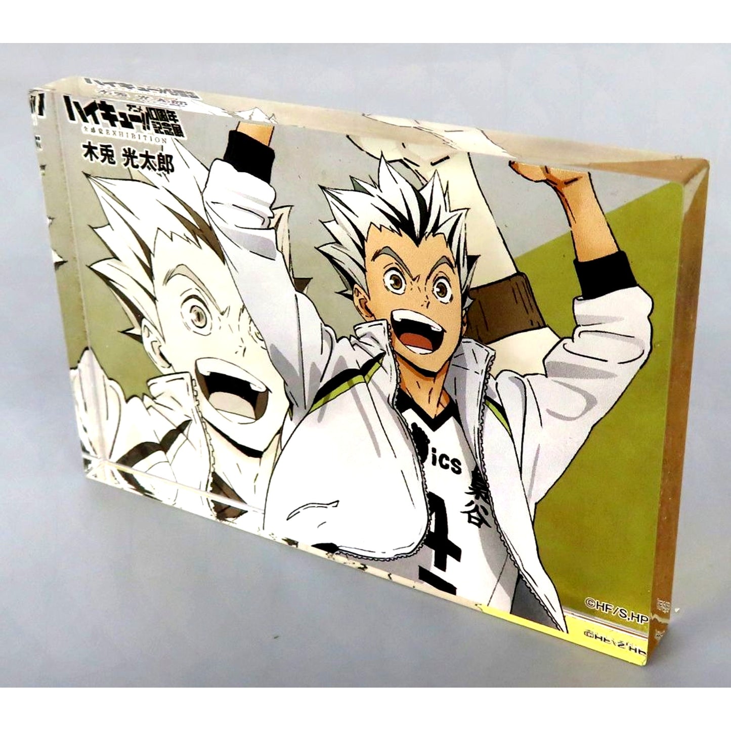 Kotaro Bokuto - 10th Anniversary Exhibition Illustration - Acrylic Block Haikyu!! Anime 10th Anniversary Exhibition Zenkankaku EXHIBITION [USED]
