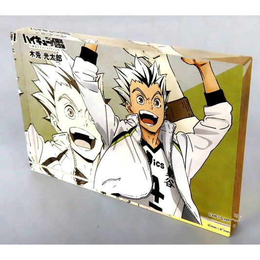 Kotaro Bokuto - 10th Anniversary Exhibition Illustration - Acrylic Block Haikyu!! Anime 10th Anniversary Exhibition Zenkankaku EXHIBITION [USED]