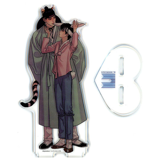 Painter of the Night Byeonduck Illustration Acrylic Stand Chilchil Store Be mofumofu animaLs Goods [USED]