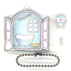 Pokemon Piplup Poke Peace Ugoku Acrylic Charm Collection House Charm [USED]