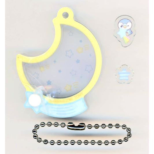 Pokemon Piplup Poke Peace Ugoku Acrylic Charm Collection Starry Night Charm [USED]