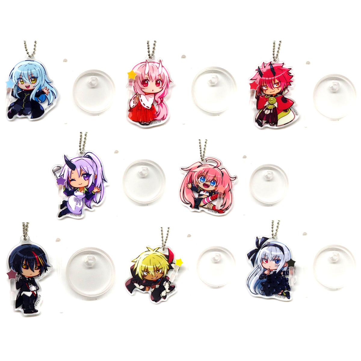 Set of 8 Decora Pic Acrylic That Time I Got Reincarnated as a Slime [USED]