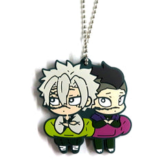 Sanemi Shinazugawa & Genya Shinazugawa Demon Slayer Kimetsu no Yaiba Chara Banchoko Rubber Mascot Vol 12 [USED]