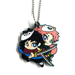 Giyu Tomioka Sabito Demon Slayer Kimetsu no Yaiba Chara Banchoko Rubber Mascot Vol.12 [USED]
