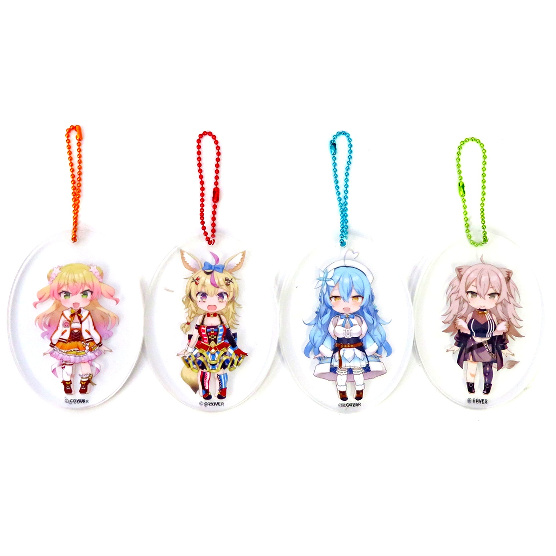 Nepolabo Virtual YouTuber Hololive 4 Friends Dress-up Acrylic Keychain Nepolabo 3rd Anniversary [USED]
