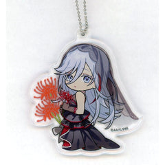 86 Vladilena Milize Black Chibi Kujicolle Wedding Style Acrylic Keychain Prize C-4 Keychains [USED]
