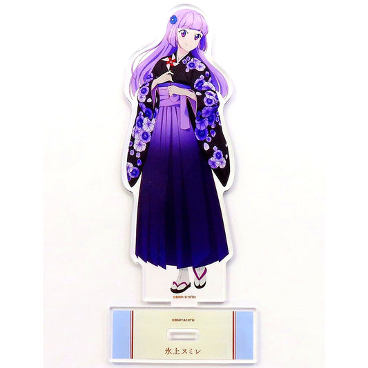 Sumire Hikami Hakama Ver. Aikatsu! 10th STORY STARWAY to the Future in Asakusa Hanayashiki BIG Acrylic Stand [USED]