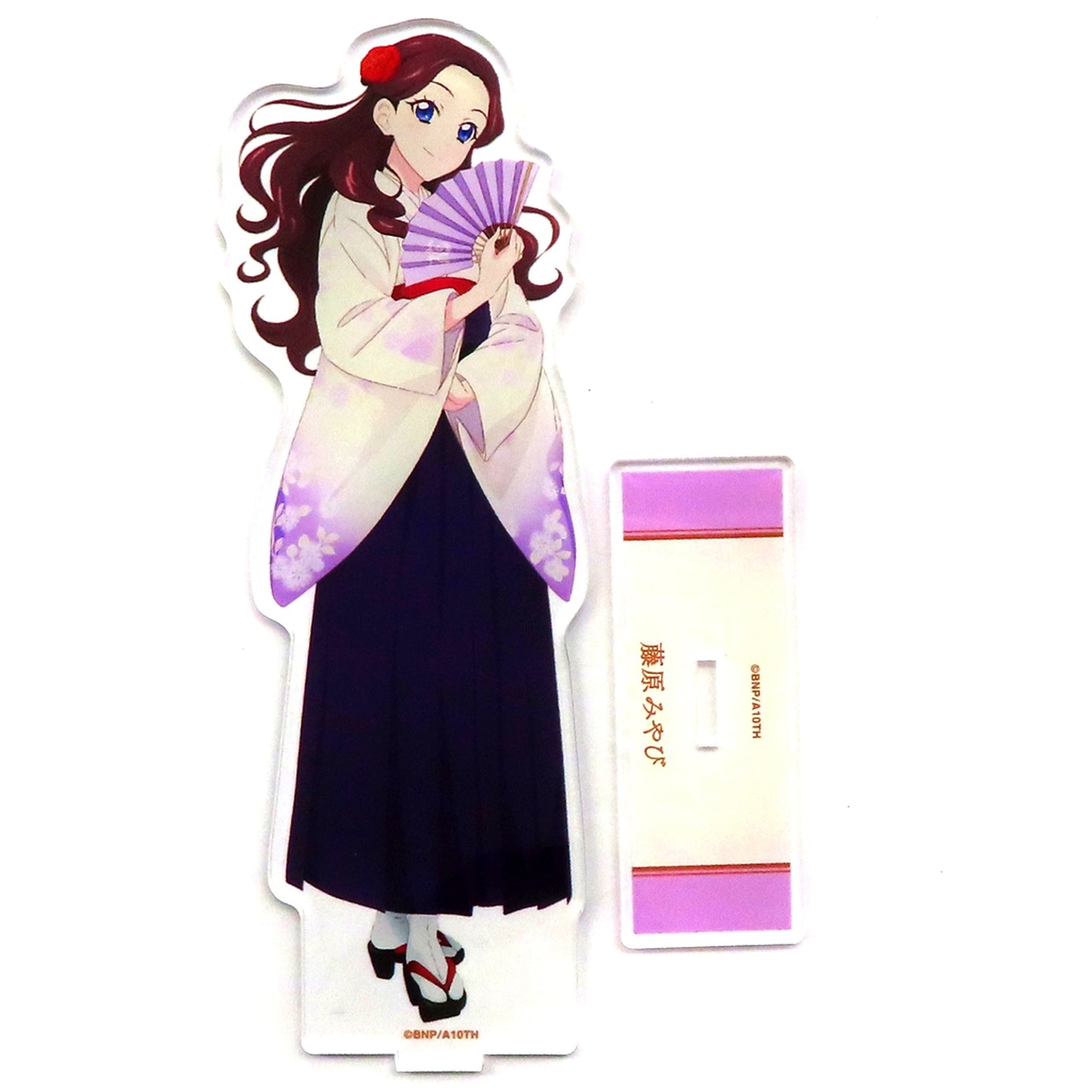 Miyabi Fujiwara Hakama Ver. Aikatsu! 10th STORY STARWAY to the Future in Asakusa Hanayashiki BIG Acrylic Stand [USED]
