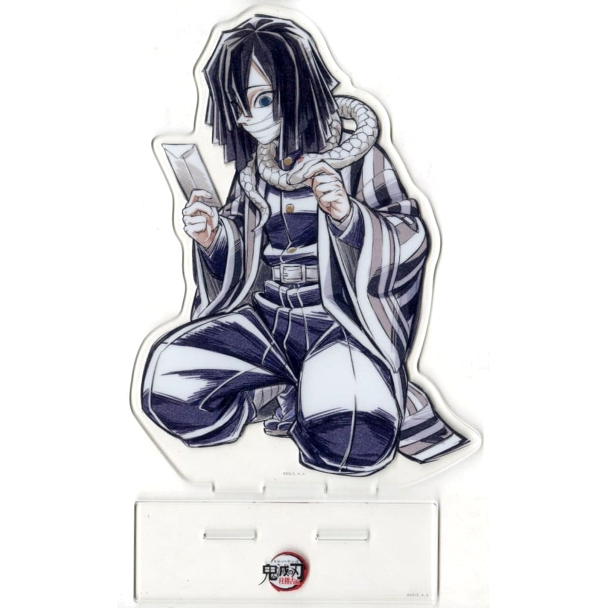 Demon Slayer: Kimetsu no Yaiba Hashira Training Arc Obanai Iguro Webshop Kuji Ep.6 The Strongest Demon Slayer Corps Original Hashira Illustration Big Acrylic Stand Prize S Acrylic Stands [USED]