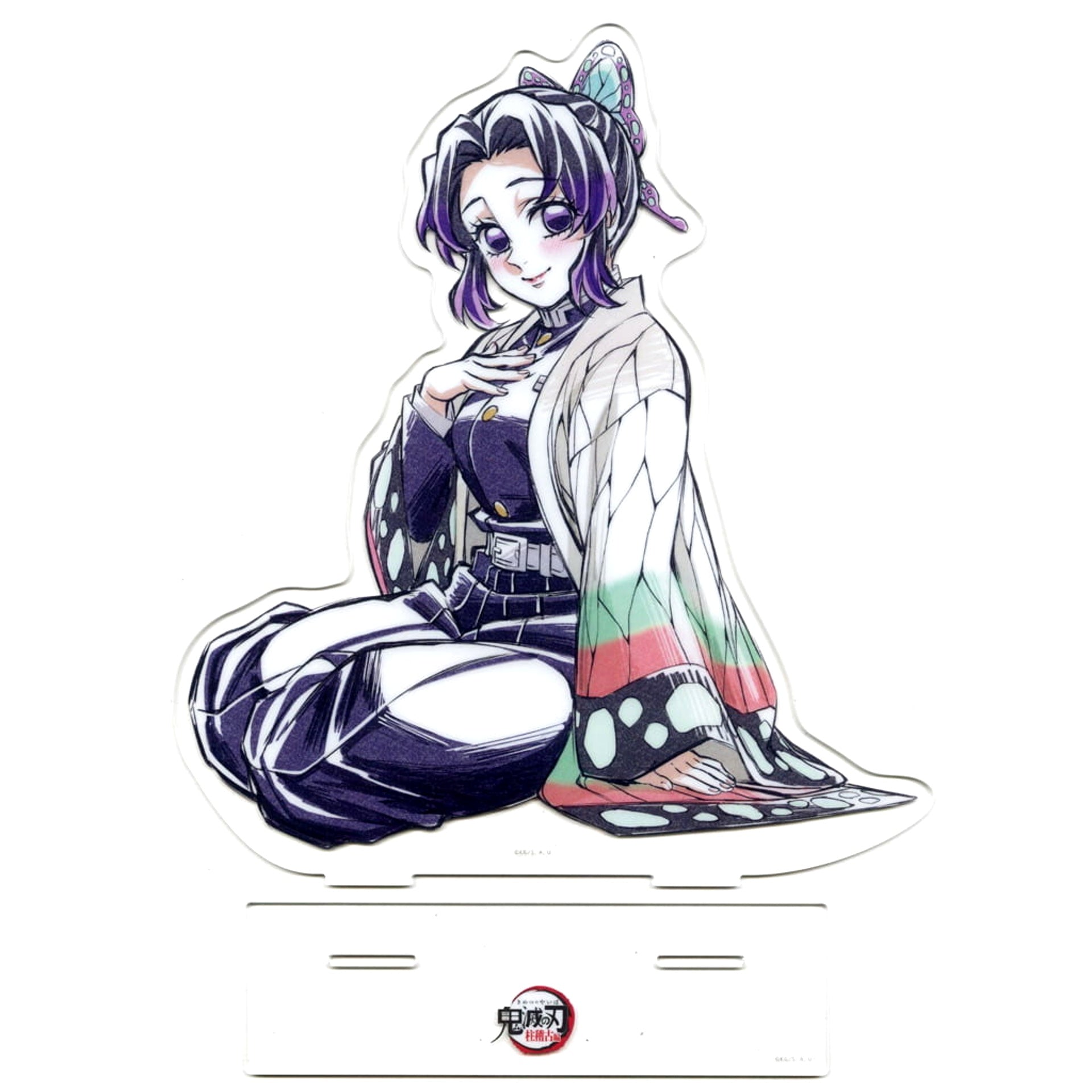 Demon Slayer: Kimetsu no Yaiba Shinobu Kocho Webshop Kuji Hashira Training Arc Final Episode Hashira Assembled Original Illustration Big Acrylic Stand Prize S Acrylic Stands [USED]