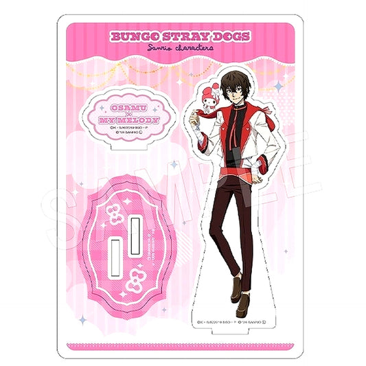 Osamu Dazai x My Melody Acrylic Stand Bungo Stray Dogs x Sanrio Characters [USED]