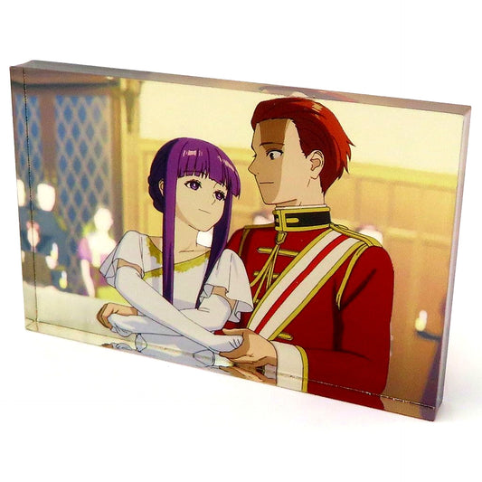 Fern and Stark Frieren Beyond Journeys End Trading Acrylic Block [USED]