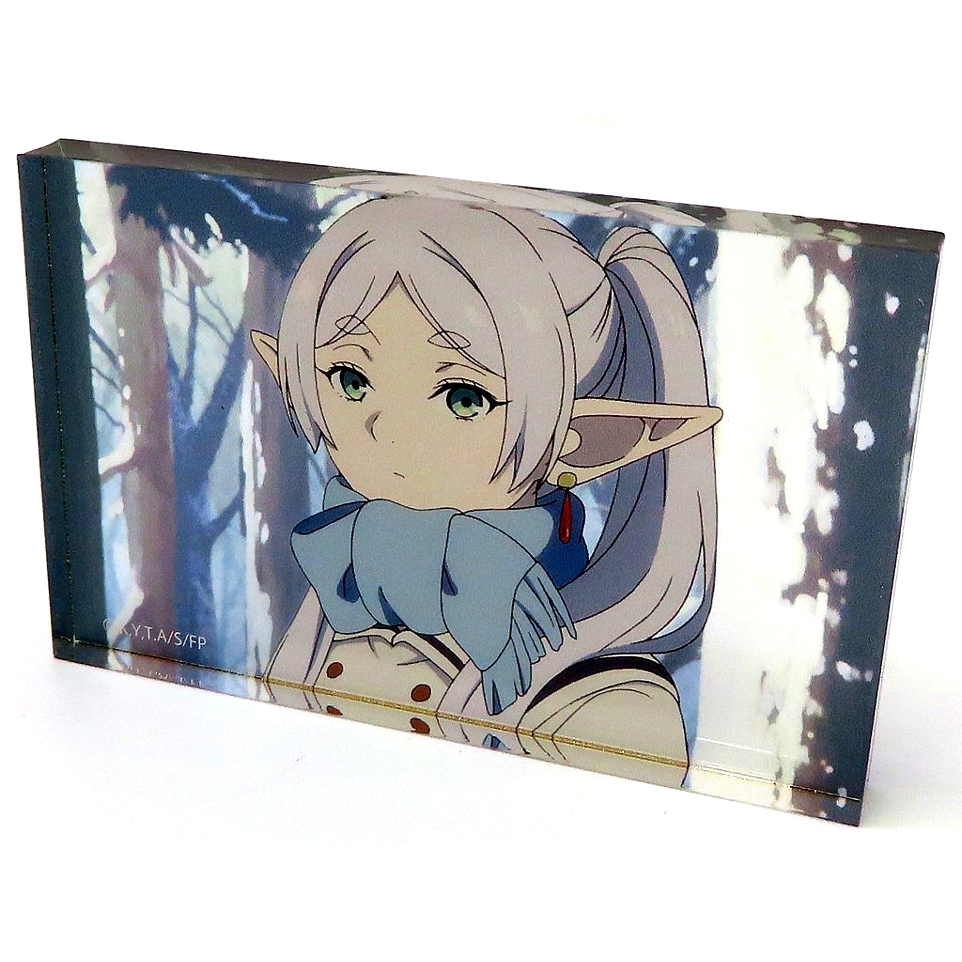 Frieren Diagonal Frieren Beyond Journeys End Trading Acrylic Block [USED]