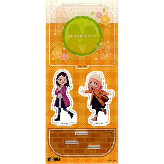 Anya Forger and Becky Blackbell SPY x FAMILY Acrylic Diorama A Yellow [USED]