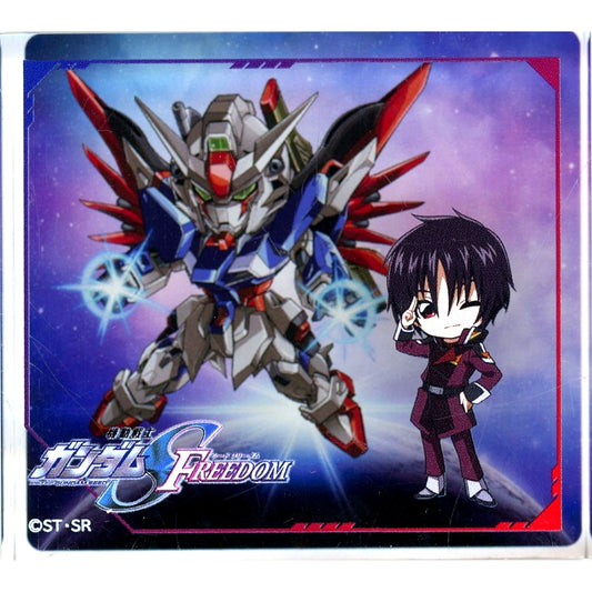 Shinn Asuka & Destiny Gundam SpecII Mobile Suit Gundam SEED FREEDOM Acrylic Block Kentei mini [USED]